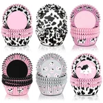 600 Pcs Cow Print Cupcake Liners 2X1.2 Inch Pink Muffin Wrappers Baking New. Price: $20.98.