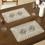 Warm Home Designs Gold Placemats Set Of 18" X 13" (rectangular), Linen New. Price: $24.58.