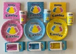 SET/4 Peeps Easter Paper Plates Cups Napkins Forks Knives Spoons Cutlery Party New. Price: $19.99.