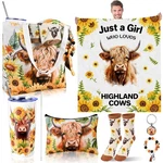 Highland Cow Gifts For Women, Themed Stuff With 60X50 Inch Throw... New. Price: $40.17.