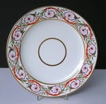 Exquisite Royal Crown Derby Decorative Dinner Plate-ornate Scroll Design A+ Cond Used. Price: $125.00.