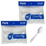 Pami Heavy Duty Plastic Forks Spoons Utensils Disposable Cutlery Bulk 100 200CT New. Price: $23.39.