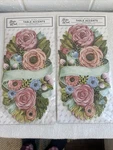 Hester And Cook X Sets Of 12 Table Accent Disposable Placemats Spring Floral New. Price: $19.99.