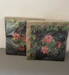 2 Waverly Holiday Bouquet Paper Napkins Of 16 Vtg New Package Roses. Price: $20.00.