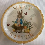 Meri Peter Rabbit Large Plates 12 9 Luncheon Happy Easter Dinner Sealed! New. Price: $10.99.