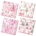 Pink Christmas Tree NAPKINS-40PCS Disposable Paper Holly Merry Christ... New. Price: $15.78.