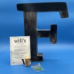 Wills Metal Wine Cork Holder - Pick Your Letter Modern Gift Home Bar Decor New. Price: $6.99.