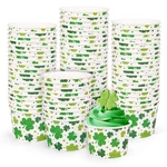 St. Patrick's Day Shamrock Snack Cup Disposable Bowls Green Lucky Clover 9 Oz New. Price: $23.99.