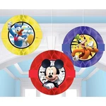 3 Sets Amscan Disney Mickey The Go Honeycomb Decoration Pcs Each (9 Total) New. Price: $13.33.