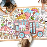 Gatherfun Giant Coloring Poster For Classroom Wall - Versatile 31.5 X 72 Inch... New. Price: $17.34.