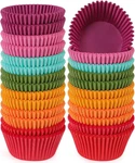 Rainbow Standard Cupcake Liners Bright Colorful Muffin Baking Cups 350-COUNT, Od New. Price: $14.36.