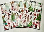 Christmas Caspari Gift Tissue Paper Caroling Pets Singing Dogs 5 Packs 20 Sheets New. Price: $49.99.
