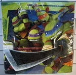 Vintage Tmnt 2012 Designware 16CT Luncheon/party Napkins New Factory Package. Price: $8.05.
