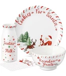 Christmas Cookies For Santa Plate Dinnerware Set New. Price: $29.99.
