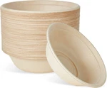 70 Pack Compostable Bowls, 32OZ Disposable Paper Biodegradable Soup New. Price: $35.22.