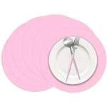 Datyiiha 50 Pieces Pink Paper Place Mats Light Round Disposable Table New. Price: $15.83.