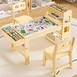 Kids Art Table & Chairs Set With Storage Paper Roll For Creative Play New. Price: $199.99.