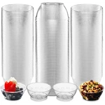 Clear Mini Plastic Bowls - (bulk 100 Pack) 6 Oz Disposable Premium Hard Plast... New. Price: $22.55.