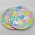 Vintage Reed Paper Pastel Easter Eggs Holiday Party 7" Dessert Plates New. Price: $14.99.
