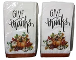 2 Packs Give Thanksgiving Fall Pumpkin Dinner Paper Napkins Guest Towels New. Price: $13.19.