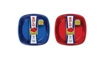 12-PACK Solo Everyday Square Plastic Plates New. Price: $101.25.