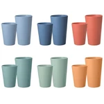 Heycome Set Of 12 Wheat Straw Cups, 6 Pcs 20 Oz & Unbreakable Drinki New. Price: $27.99.