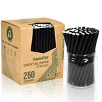 5.75 Inch 8MM Wide Short Black Paper Drinking Straws Disposable For Lowball G... New. Price: $25.04.