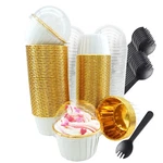 Cupcake Liners With Dome Lids 100PACK, Free-air Mini Foil Oz, White New. Price: $23.23.