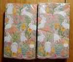 2 Pkgs (40CT Each) Clementine Spring Easter Bunny Rabbits Paper Guest Napkins New. Price: $6.97.
