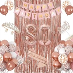 80TH Birthday Decorations For Women, Happy Banner Cake Topper B... New. Price: $31.67.