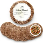 Bluewest Woven Placemats (SIZES:11.8"-13.5''-15"), Round Rattan Water Hyacint... New. Price: $41.52.