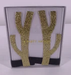 Meri Party Antlers Of 8 Gold Glitter Black Head Bands New In Packet. Price: $17.99.