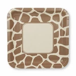 Giraffe Print Square Plates Safari Jungle Party 8 Pack Creative Converting New. Price: $5.49.