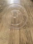 American Vintage Clear Dinner Plates, Set Of 3 For 50.00 New. Price: $50.00.