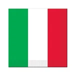 Beistle 16 Piece Disposable Paper Italian Flag Lunch Napkins Party Supplies New. Price: $10.76.