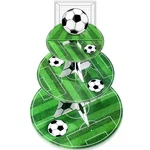 Soccer Cupcake Stand Football Party Decorations, 3 Tier For Sports Birthday New. Price: $15.61.