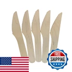 Kingseal 300 Count Fsc Certified Disposable Wood Cutlery Knife Biodegradable New. Price: $32.86.
