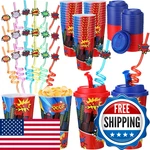 Yungyan 16 Sets Hero Party Favors Goodie Cups Lids And Straws For Birthday New. Price: $37.91.