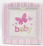 Carter's Baby Girl Butterfly Pink Dinner Plates Amscan Shower 8 Pack New. Price: $6.49.