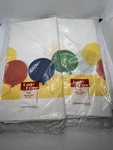 Vintage 2 Birthday Party Paper Tablecloths 54X96" Kalla 1983 Retro Balloon New. Price: $10.00.