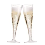 Munfix 100 Pack Plastic Champagne Flutes 5 Oz Clear Toasting Glasses ... New. Price: $38.22.