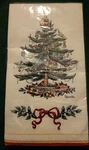 Spode Christmas Tree Paper Dinner Guest Napkins -16 Count 3-PLY Disposable Vtg New. Price: $15.99.