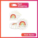 Ldfdrt 40 Pcs Happy Birthday Party Dinner Dessert Plates And Napkins Sets 9" Pap New. Price: $14.20.