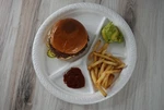 Namaste 100 Party Dinner PLATES,12.5 Inch Platter Size, Eco-friendly Composta... New. Price: $86.25.