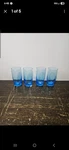 Cristar Amadeus Cooler Glasses Sky Blue Tumblers 16 Oz Set Of 4 New. Price: $20.00.
