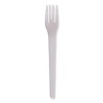 Eco-products EPS012W Plantware 6" Fork Compostable Cutlery Wht (1,000/CT) New. Price: $115.48.