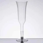 45,600 Plastic Champagne Flutes Disposable Flute, Transparent 2 Piece New. Price: $1900.00.
