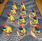 (11) Vintage Amscan 1966 Batman & Robin Paper Party Hats. Price: $30.00.
