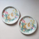 2 Packs Vintage Hallmark Spring Easter Bunny Flowers Eggs 8 Paper Plates Each * Open. Price: $14.95.