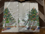 Vintage Ullman Holiday Christmas Paper Table Cover Lot Of 3 New. Price: $25.00.